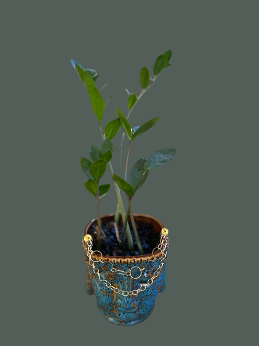 2 Chain Pot Necklace